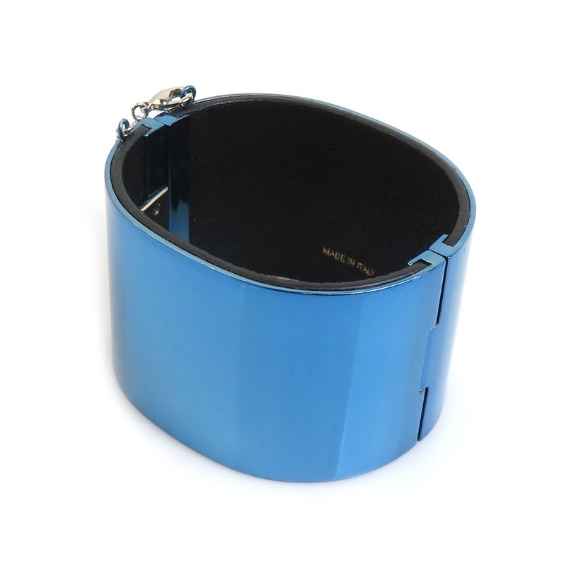 Celine Carved Cerulean Blue Bangle