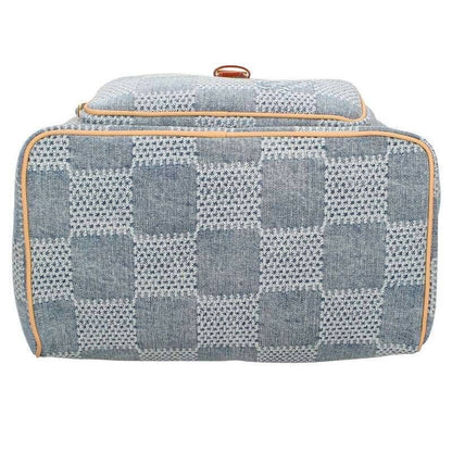 Louis Vuitton 24AW N40708 Montsouris Damier Denim Backpack For Men