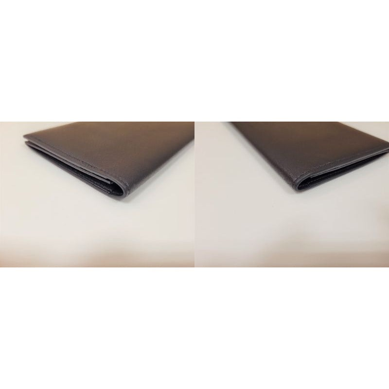 Hermes Mc2 Fleming Bifold Long Wallet Black Engraved — view 6
