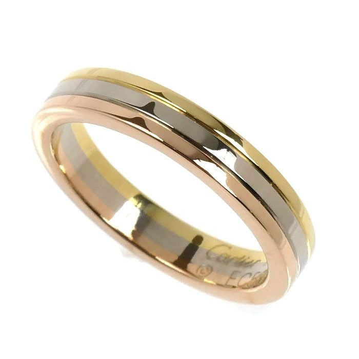 Cartier 18K Yellow Gold PG WG Vendome Ring 49