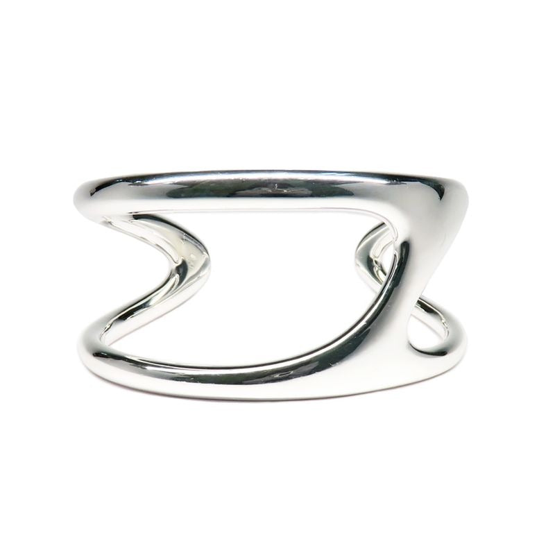 Hermes Bracelet Chaine D'ancre Punk Bangle 15 AG 925 Silver 2023
