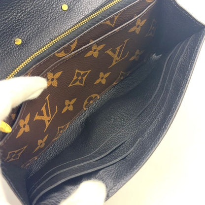 Louis Vuitton Portefeuille Pallas Leather And Canvas Brown Wallet Gold M64092