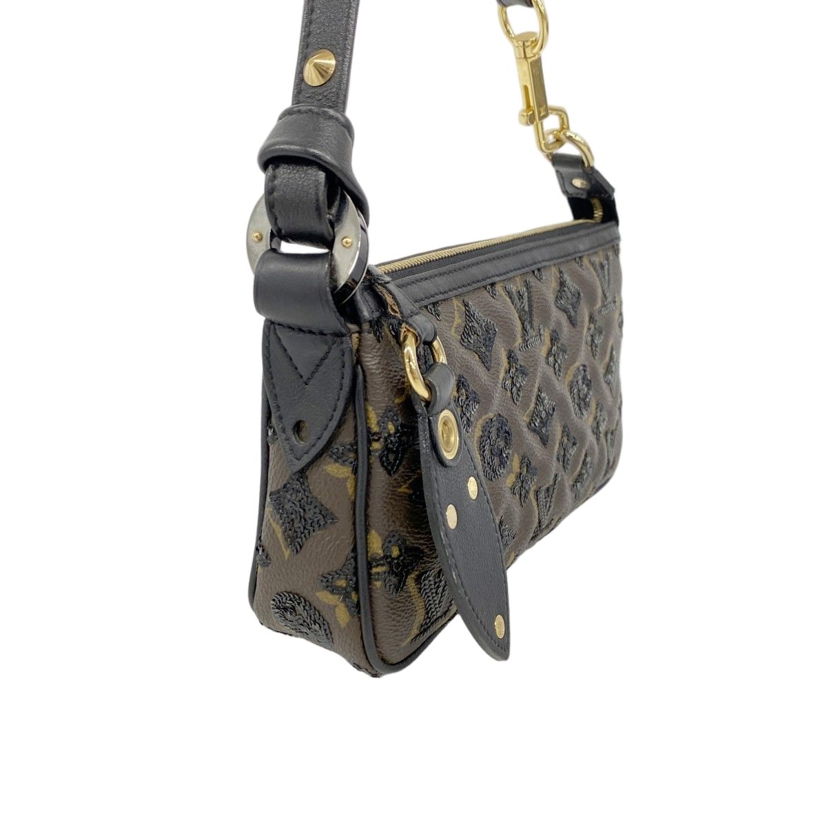 Louis Vuitton Pouch Monogram Eclipse Pochette Noir — view 2