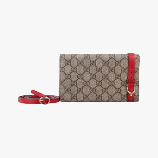 Guccigg Supreme Beige And Red PVC Coated Canvas 354086
