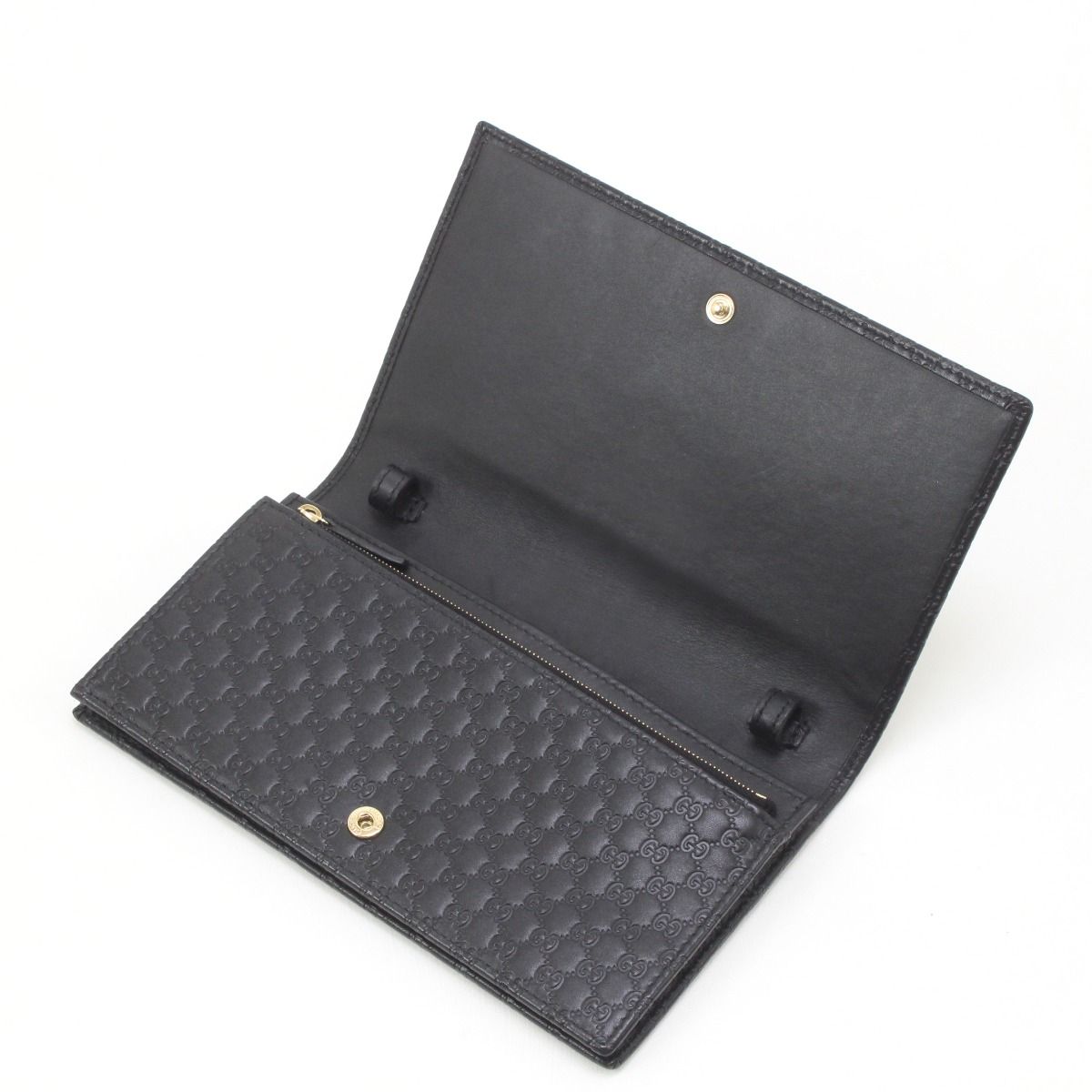 Gucci Micro Gucci Shoulder Wallet 466507 Black