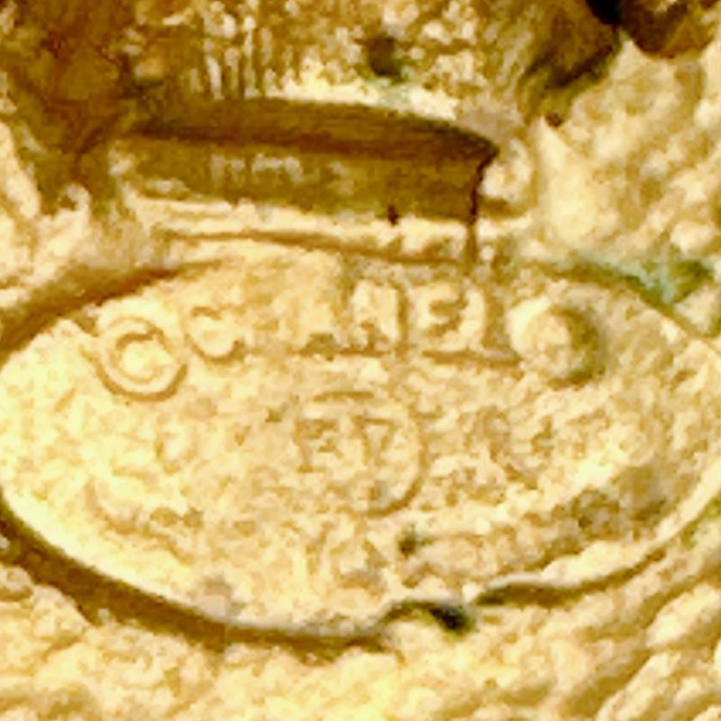 Chanel Earring Circle Logo Large Vintage Cambon Earrings Chanel Gold