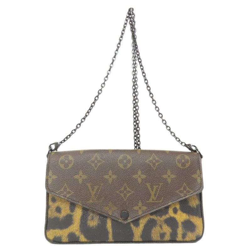 Louis Vuitton M62002 Pochette Felice Shoulder Bag Monogram Canvas Women