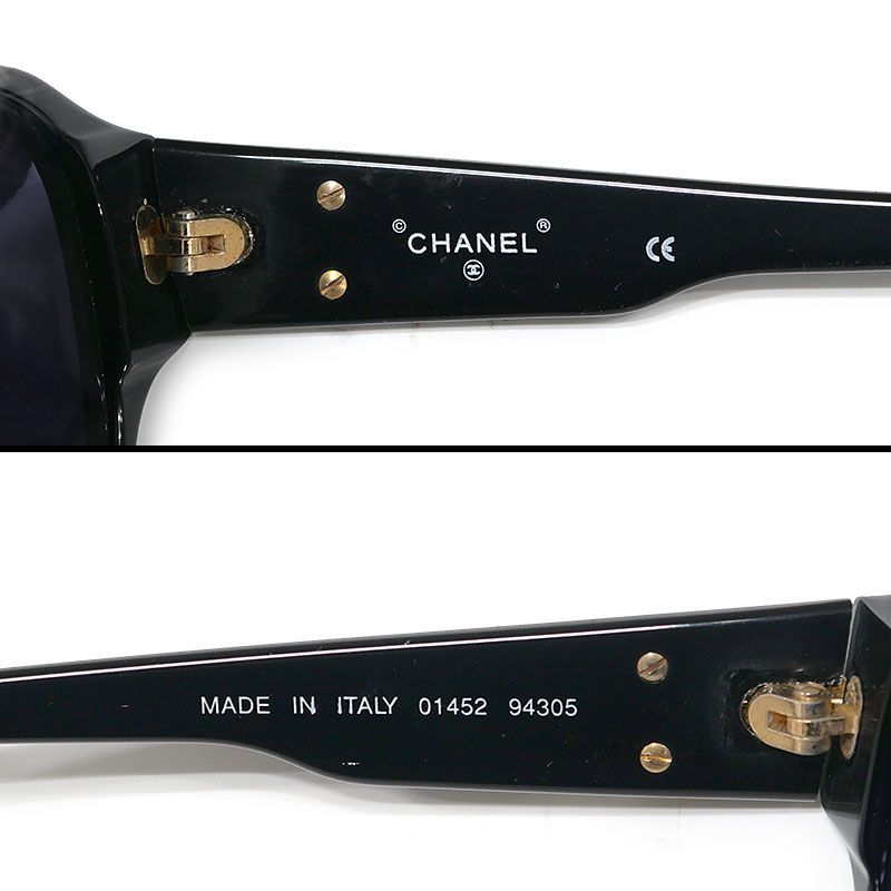 Chanel Sunglasses 01452 94305 Coco Mark Black