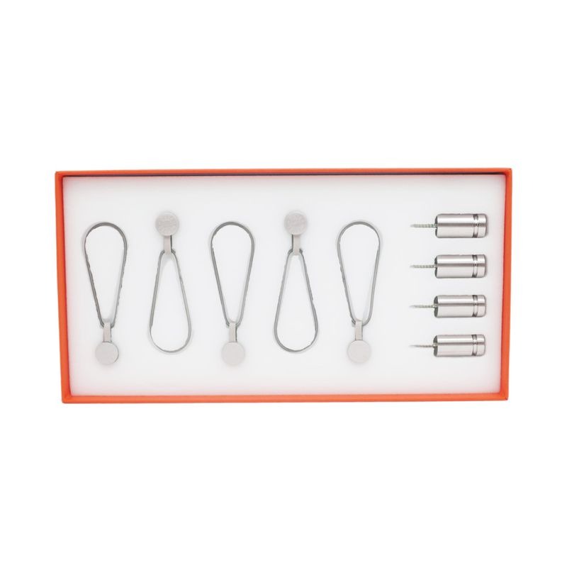 Hermes Hanging Set Wall Silver Color Interior Accessories