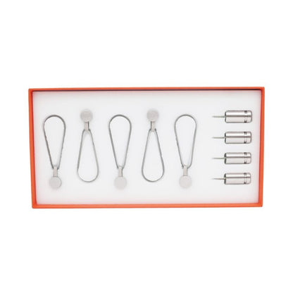Hermes Hanging Set Wall Silver Color Interior Accessories