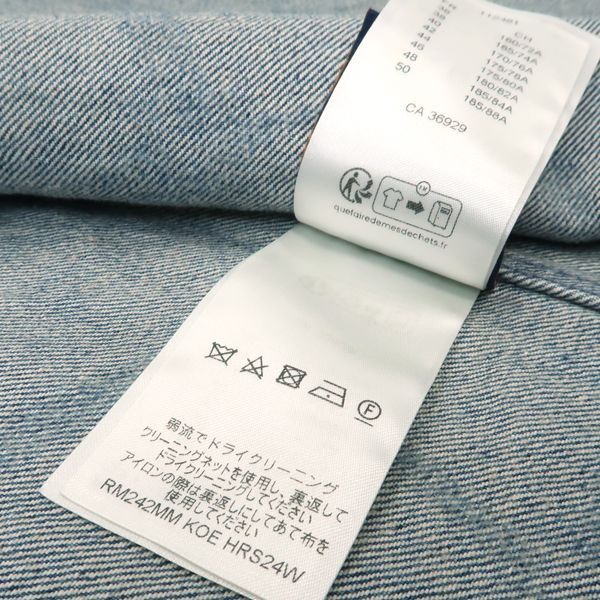 Louis Vuitton Monogram Print Denim Short Sleeve Shirt 1afqz1 #XL Shorts #34