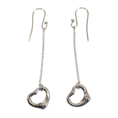Tiffany & Co Open Heart Drop Earrings AG 925 Silver