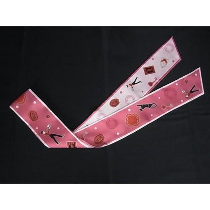 Cartier Diavolo de Silk Ribbon Scarf Pink — view 2