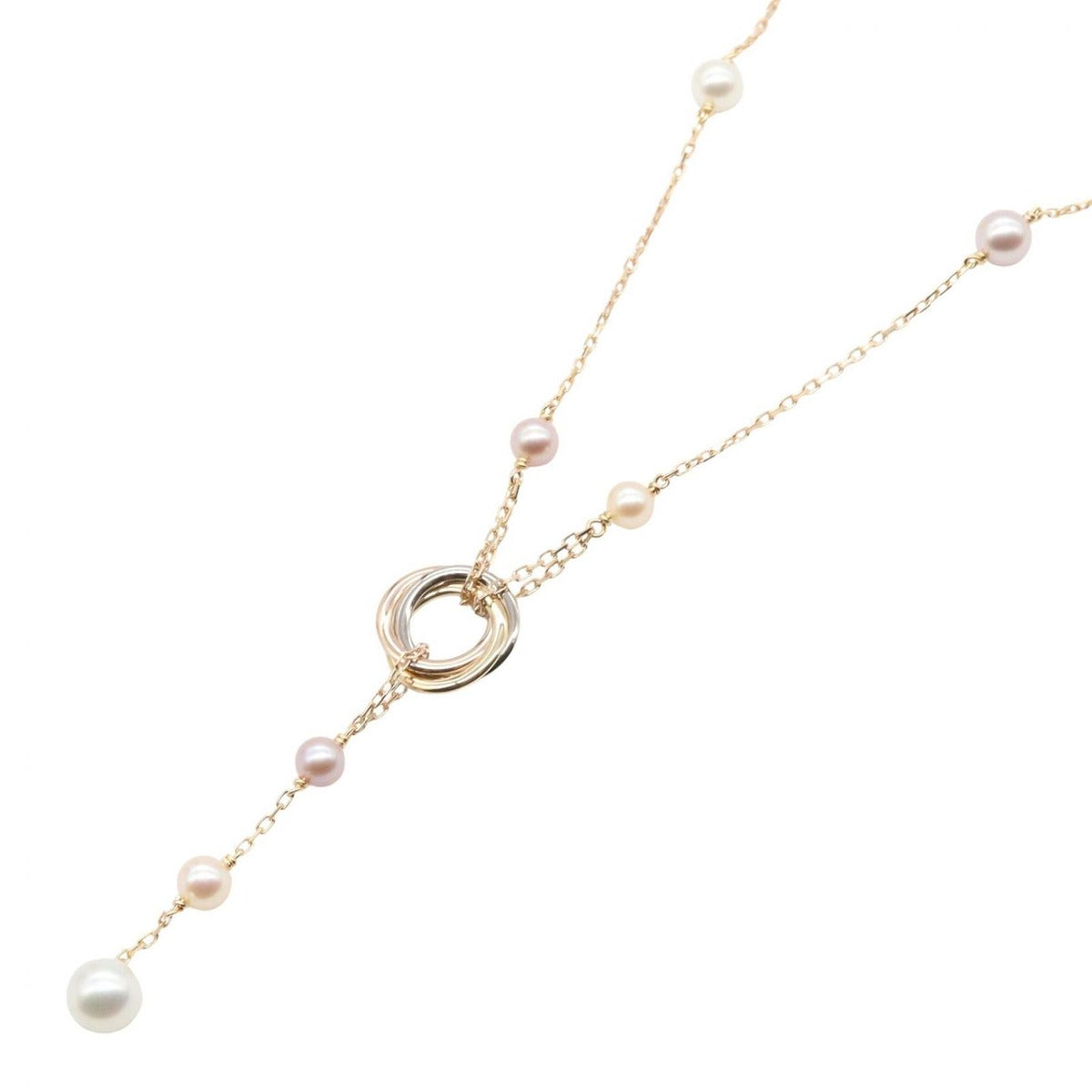 Cartier Necklace Trinity Pearl 38.5