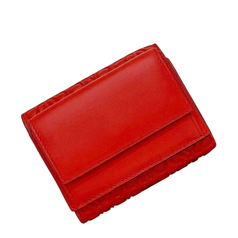 Loewe Trifold Wallet Red Anagram 107.55 S26