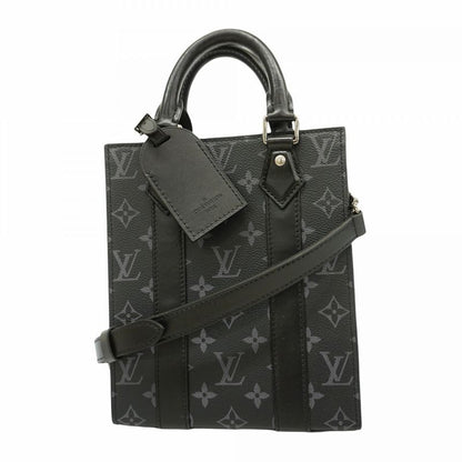 Louis Vuitton Handbag Monogram Eclipse Sac Plastic MINI M46453 Black 2-way Bag