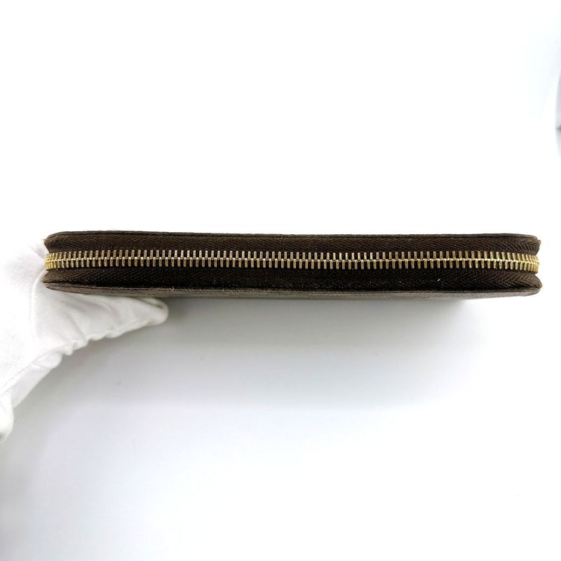 Louis Vuitton N60015 Damier Round Zipper Zippy Wallet Old Shape Long Wallet