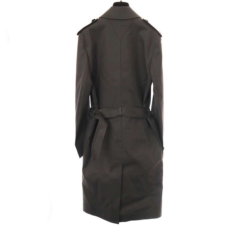 Bottega Veneta 20aw Triangle Buckle Cotton Belted Trench Coat 635851 V00v0