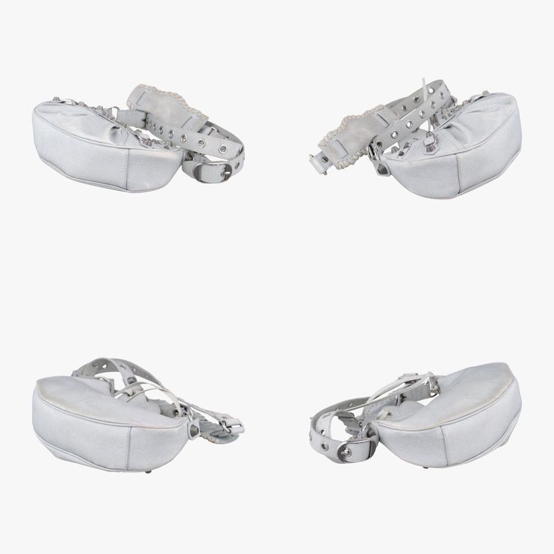 Balenciaga Lucagoire Silver Lambskin 8713098110p535268