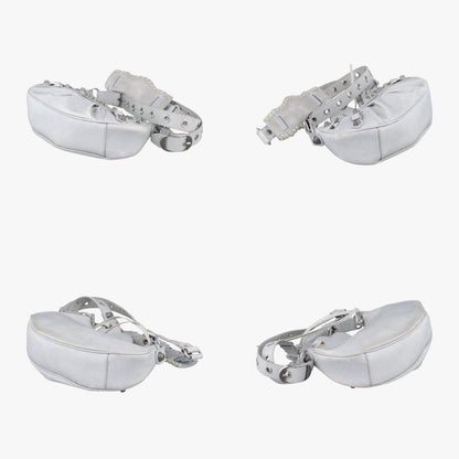 Balenciaga Lucagoire Silver Lambskin 8713098110p535268