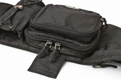 Prada Waist Bag Waist Pouch Body Bag Prada Nylon NERO Black Va0056 Men Women