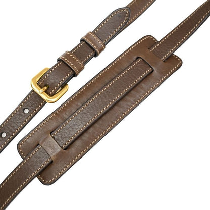 Prada Shoulder Hand Bag 2way Canvas Leather Brown 31ka941