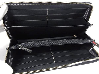 Gucci 152611 4276 Sherry Line Leather Round Zipper Long Wallet Coin