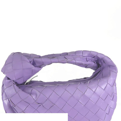 Bottega Veneta Mini Jodie Purple Leather Handbag — view 4