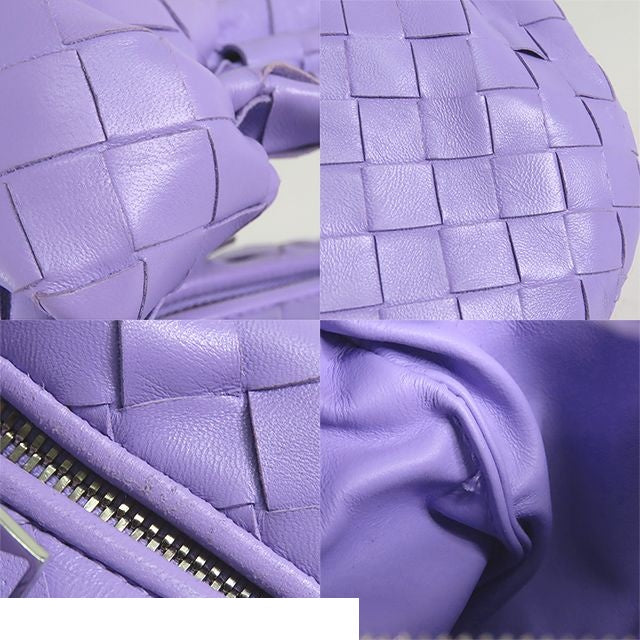 Bottega Veneta Mini Jodie Purple Leather Handbag — view 8