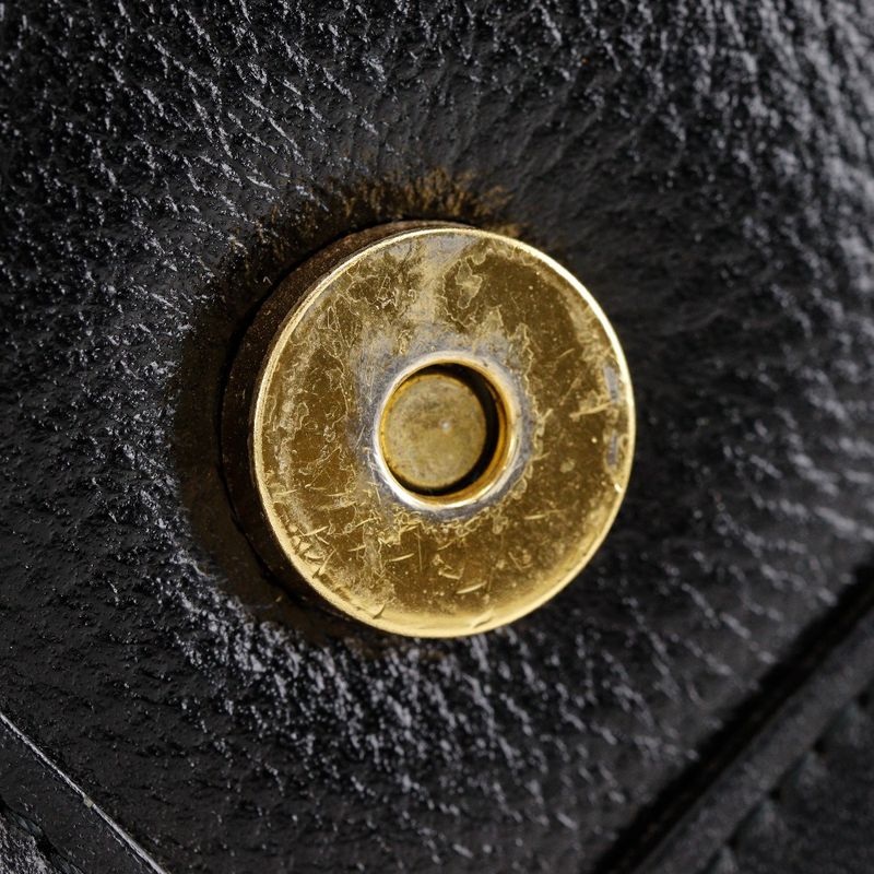 YVES Saint Laurent Yves Saint Laurent Y-stitch Calf Black Women's Shoulder Bag