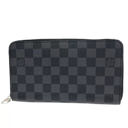 Louis Vuitton Zippy Organizer Damier Graphite Long Wallet 81 Bs093