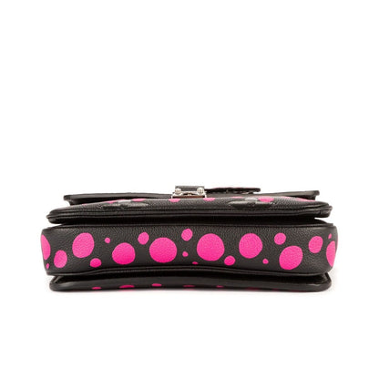 Louis Vuitton Limited Edition Yayoi Kusama Giant Pochette Metis Black Monogram — view 6