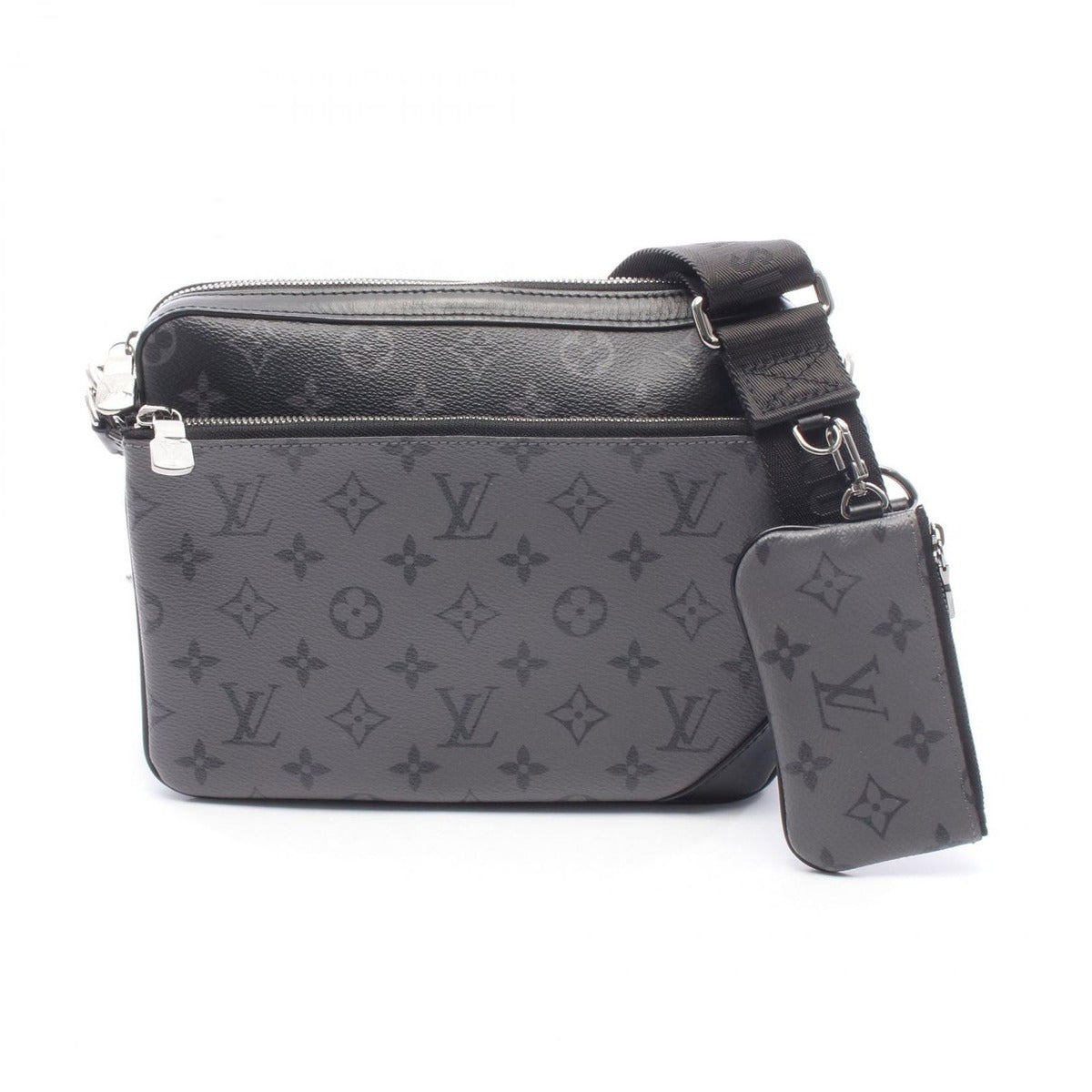 Louis Vuitton Shoulder Bag Trio Messenger Canvas Leather