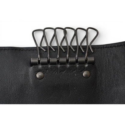 Bottega Veneta Key Case Ring Rows Intrecciato Nappa Black — view 4