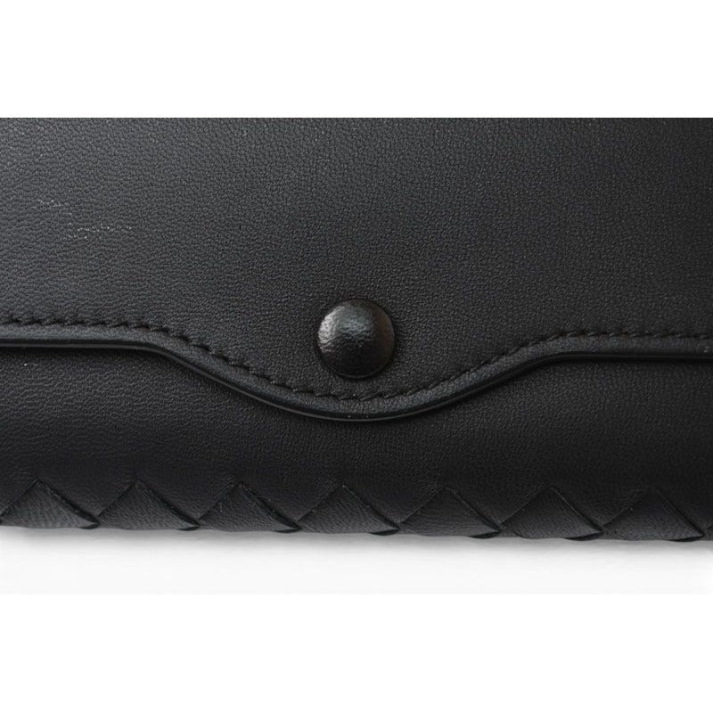 Bottega Veneta Key Case Ring Rows Intrecciato Nappa Black — view 7