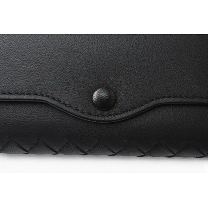 Bottega Veneta Key Case Ring Rows Intrecciato Nappa Black — view 7