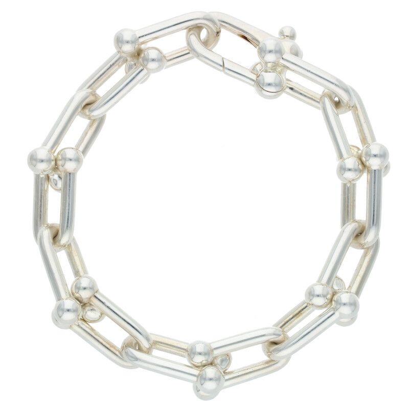 Tiffany & Co Hardwear Hardware Large Link Silver Bracelet Men's L
