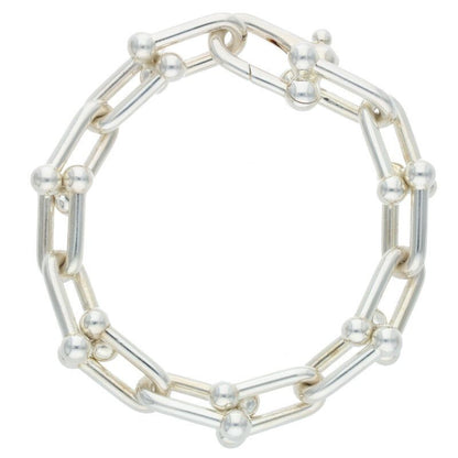 Tiffany & Co Hardwear Hardware Large Link Silver Bracelet Men's L