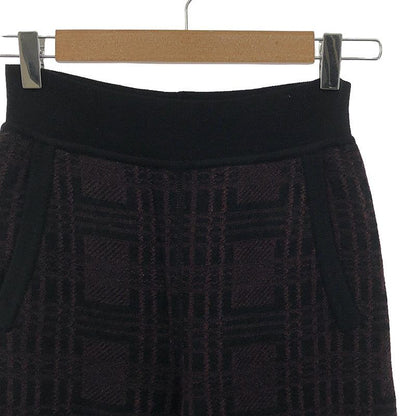 Bottega Veneta - Jacquard Knit Flared Easy Pants - Bordeaux Black - Women's