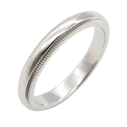 Tiffany & Co Ring Milgrain 18k White Gold