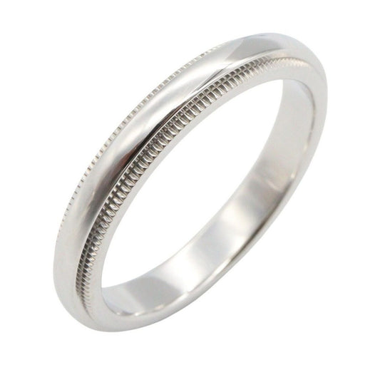 Tiffany & Co Ring Milgrain 18k White Gold