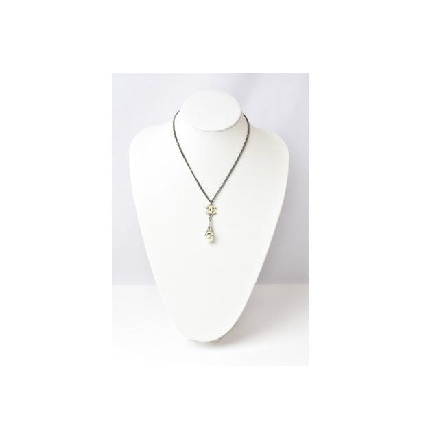 Chanel Accessories Coco Mark CC Eiffel Tower Pearl — view 2
