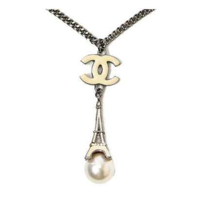 Chanel Accessories Coco Mark CC Eiffel Tower Pearl