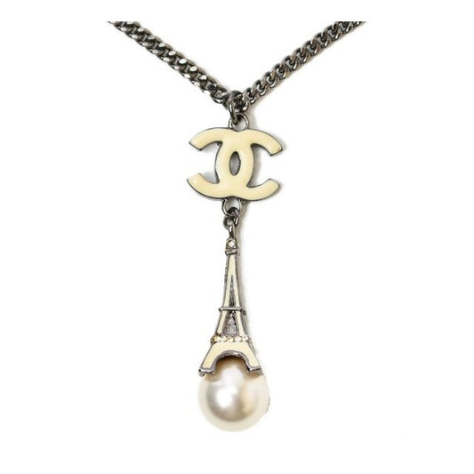 Chanel Accessories Coco Mark CC Eiffel Tower Pearl