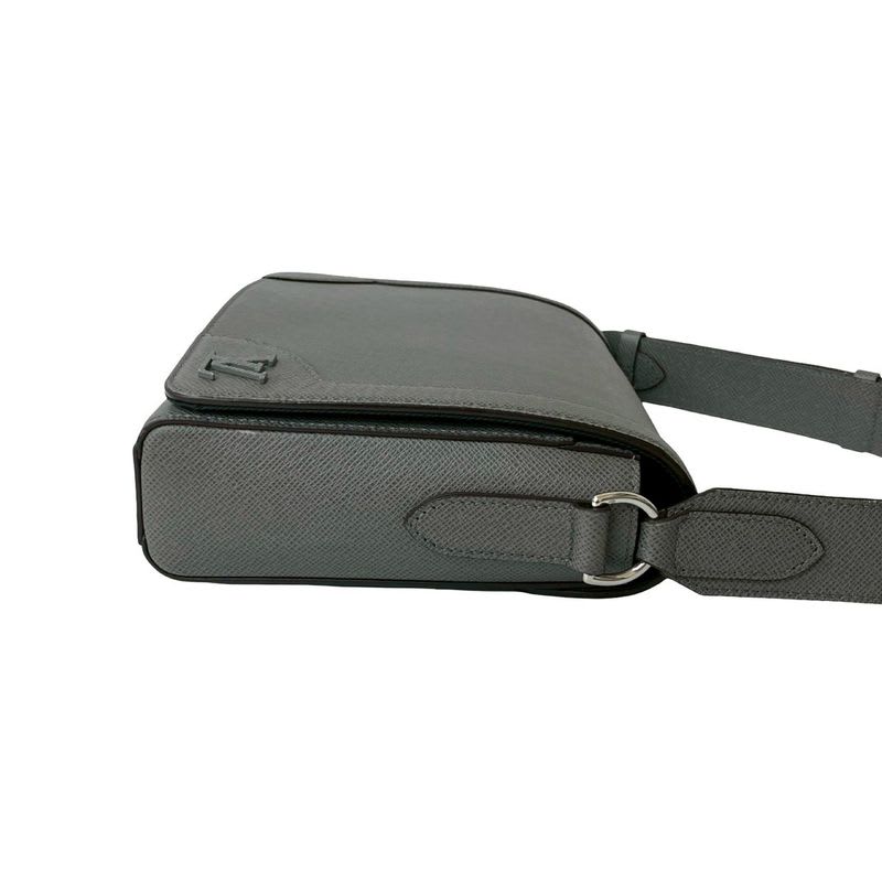 Louis Vuitton New Flap Messenger Taiga Leather Shoulder Bag