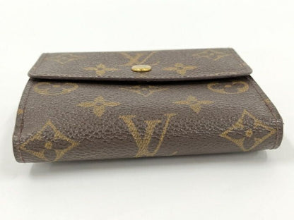 Louis Vuitton Porte Monet Vieux Carte Cles Di Trifold Wallet Monogram Brown