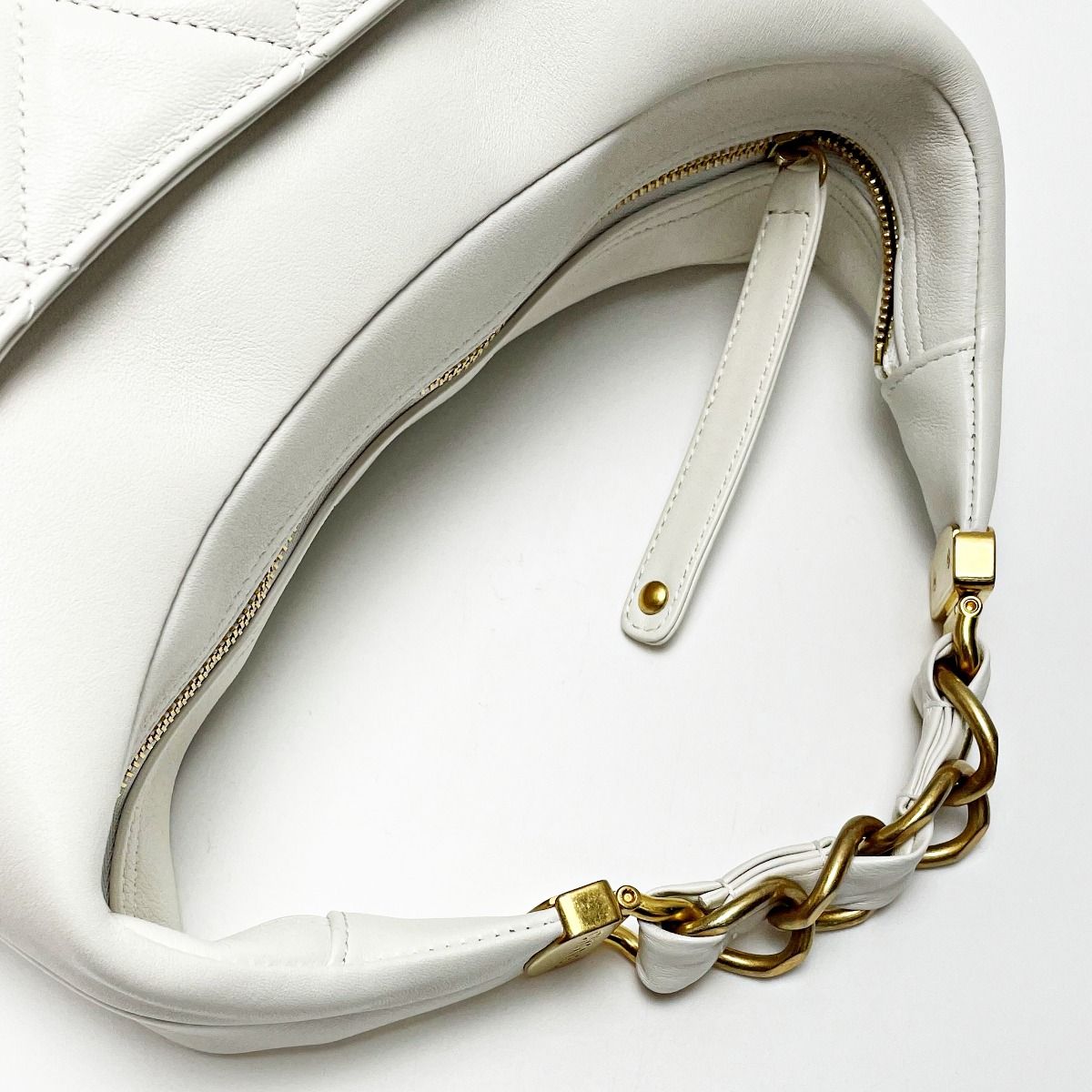 Chanel Matelasse As3292 White Chain Tote Bag Lambskin Ladies Gold Hardware