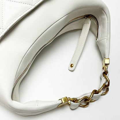 Chanel Matelasse As3292 White Chain Tote Bag Lambskin Ladies Gold Hardware
