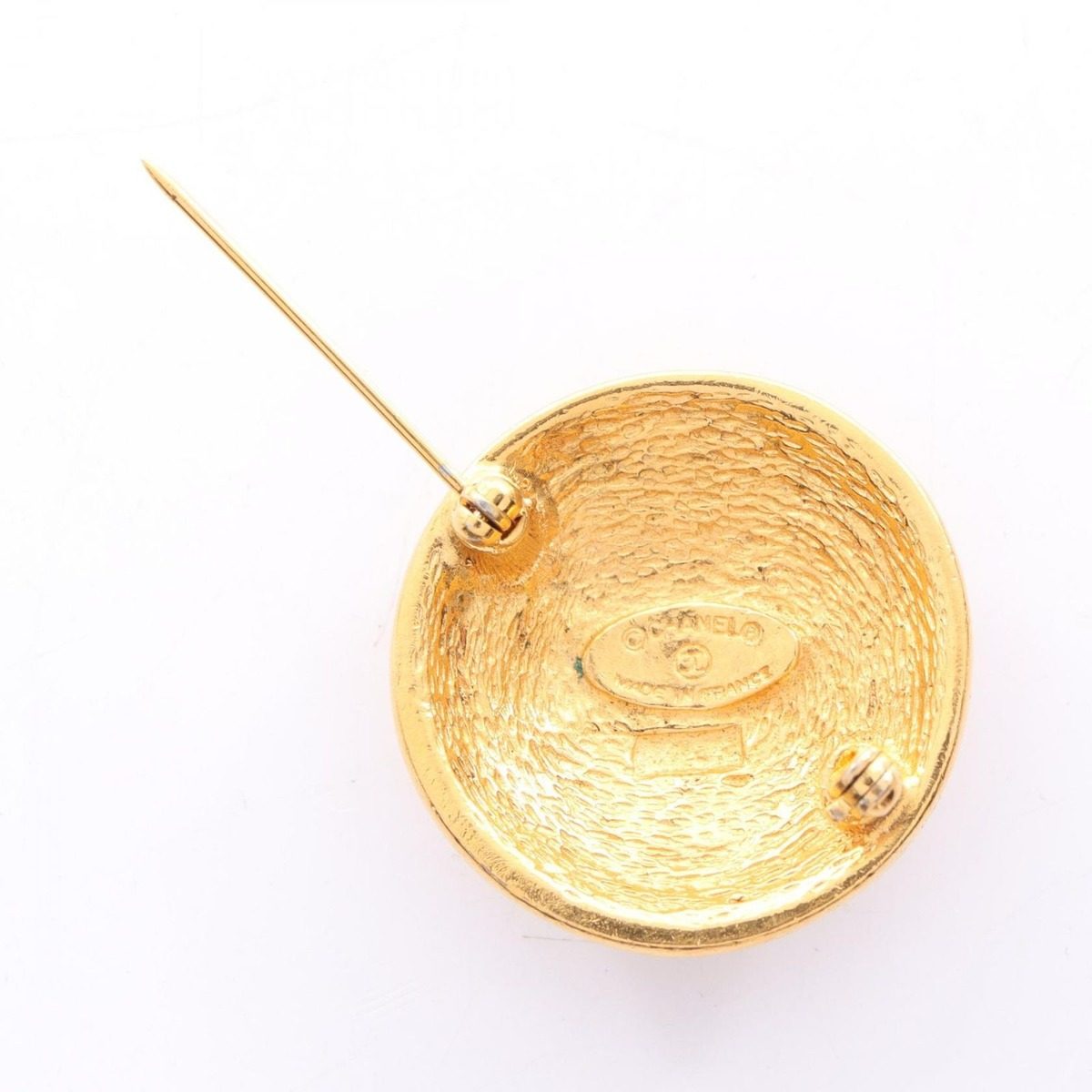 Chanel Brooch CC Logo — view 2