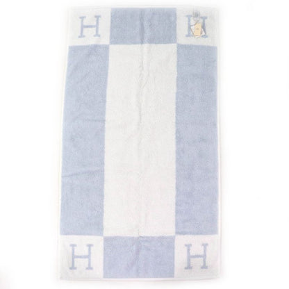 Hermes 102193m Avalon 100% Cotton Baby Bath Towel Baby Blanket Light Blue With